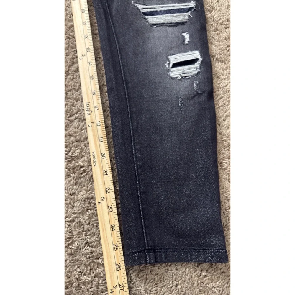 Dsquared2 Classic Kenny Jeans Mens 50 Distressed‎ Black Denim Italy jj20